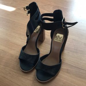 Black dolce vita DV sandal heels size 5.5